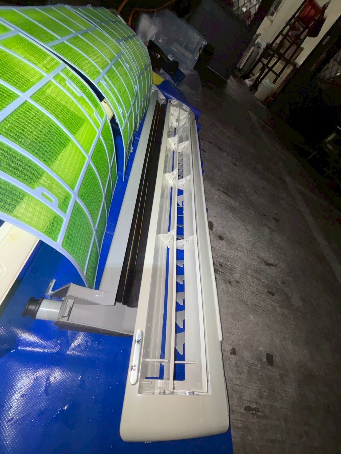 台中北屯松竹寺分離式冷氣清洗一台