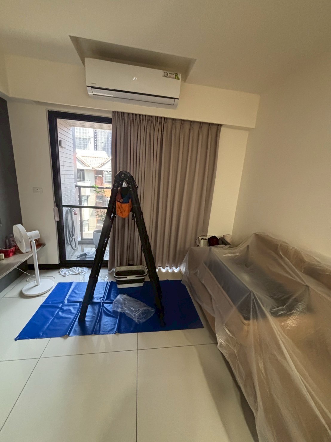 台中南屯分離式冷氣清洗兩台