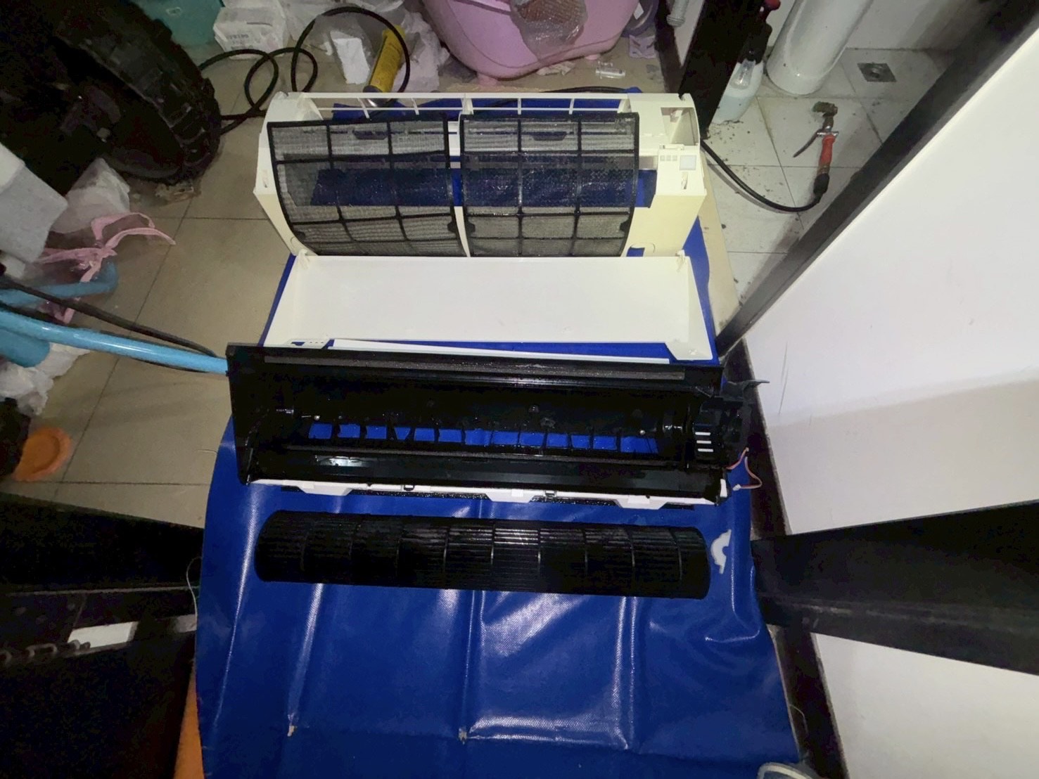 台中太平冷氣漏水清洗