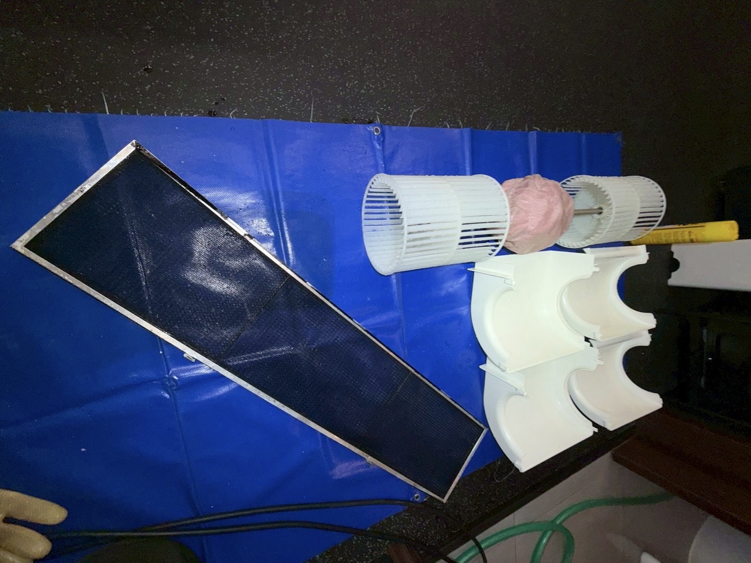 台中北屯健身房 吊隱式冷氣清洗