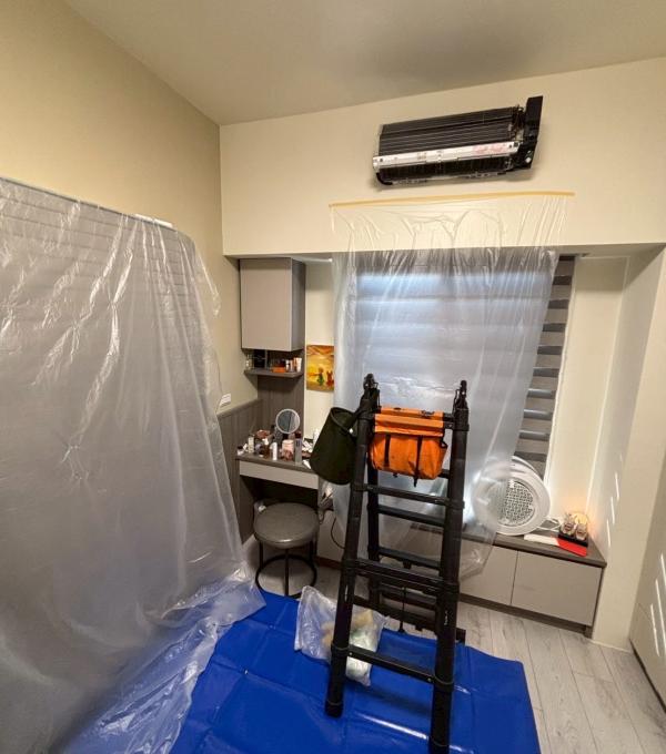 台中西區分離式冷氣清洗兩台 廣潔家電清洗 冷氣清洗 洗衣機清洗 水塔清洗