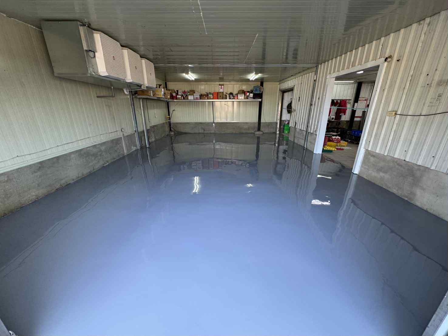 台南孵蛋場流展型EPOXY地坪