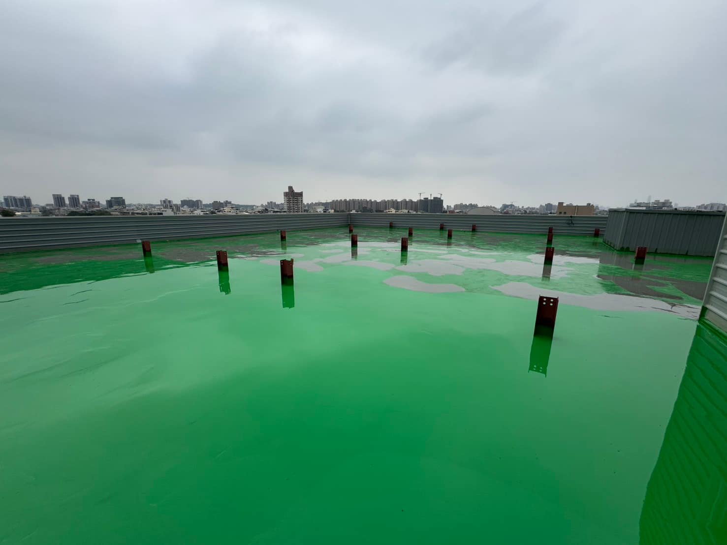 高雄鳥松區廠房PU防水工程