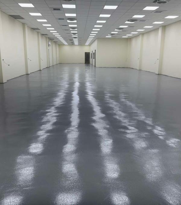 台南永大路廠房EPOXY耐重壓止滑地坪 | 晉躍有限公司 EPOXY