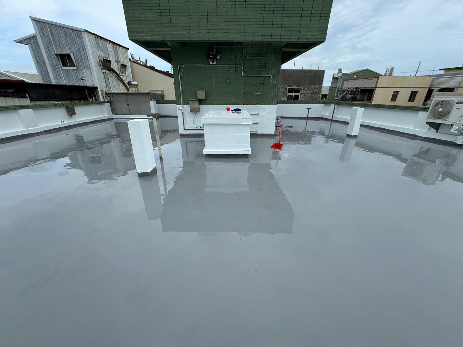 布袋郵局屋頂 PU防水整修